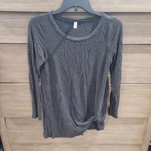 Emerald Charcoal Gray Women's Top